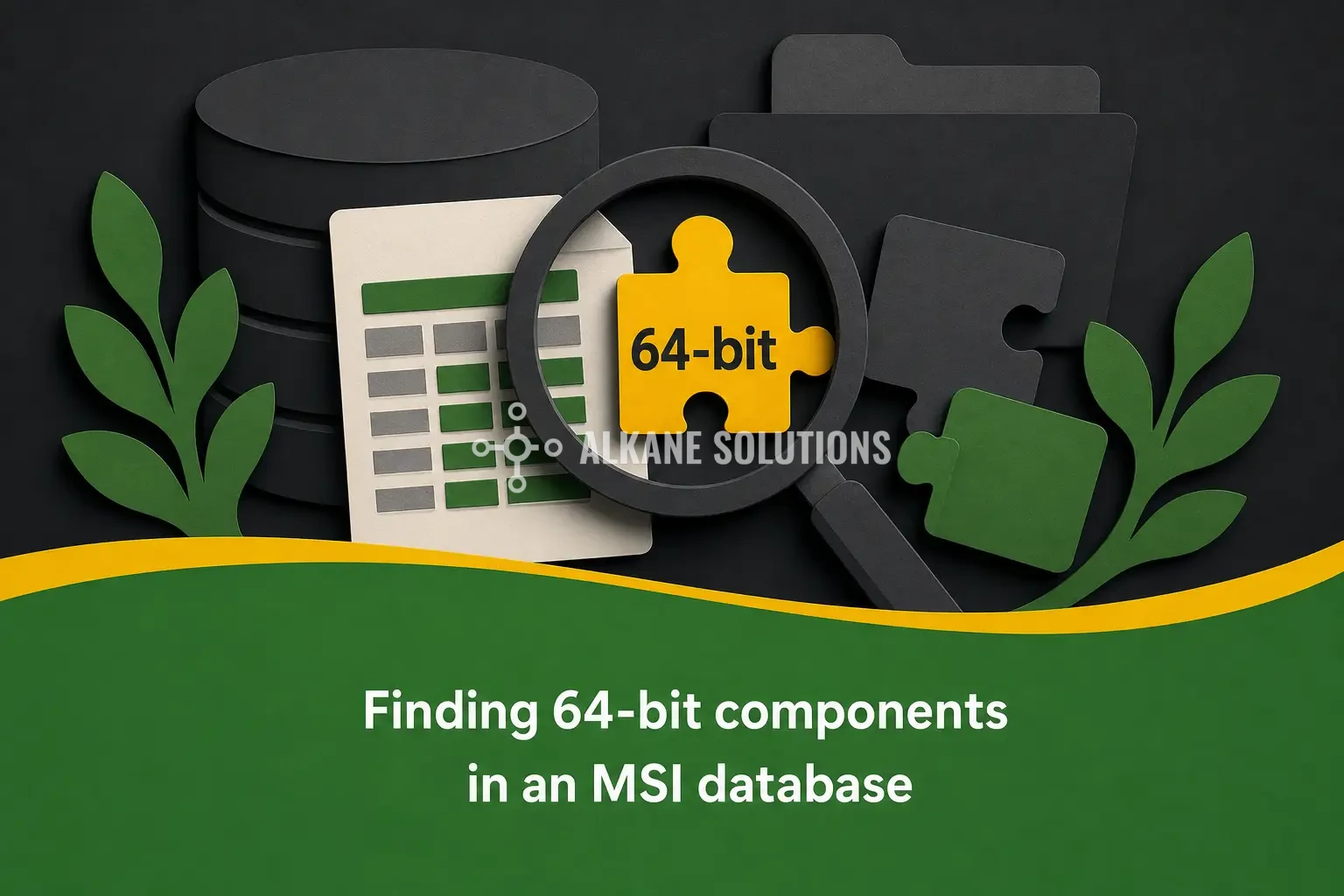 Finding 64-bit components in an MSI database
