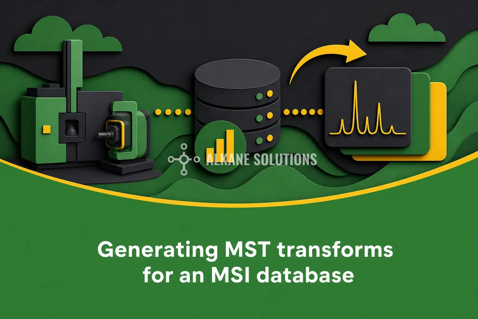 Generating MST transforms for an MSI database
