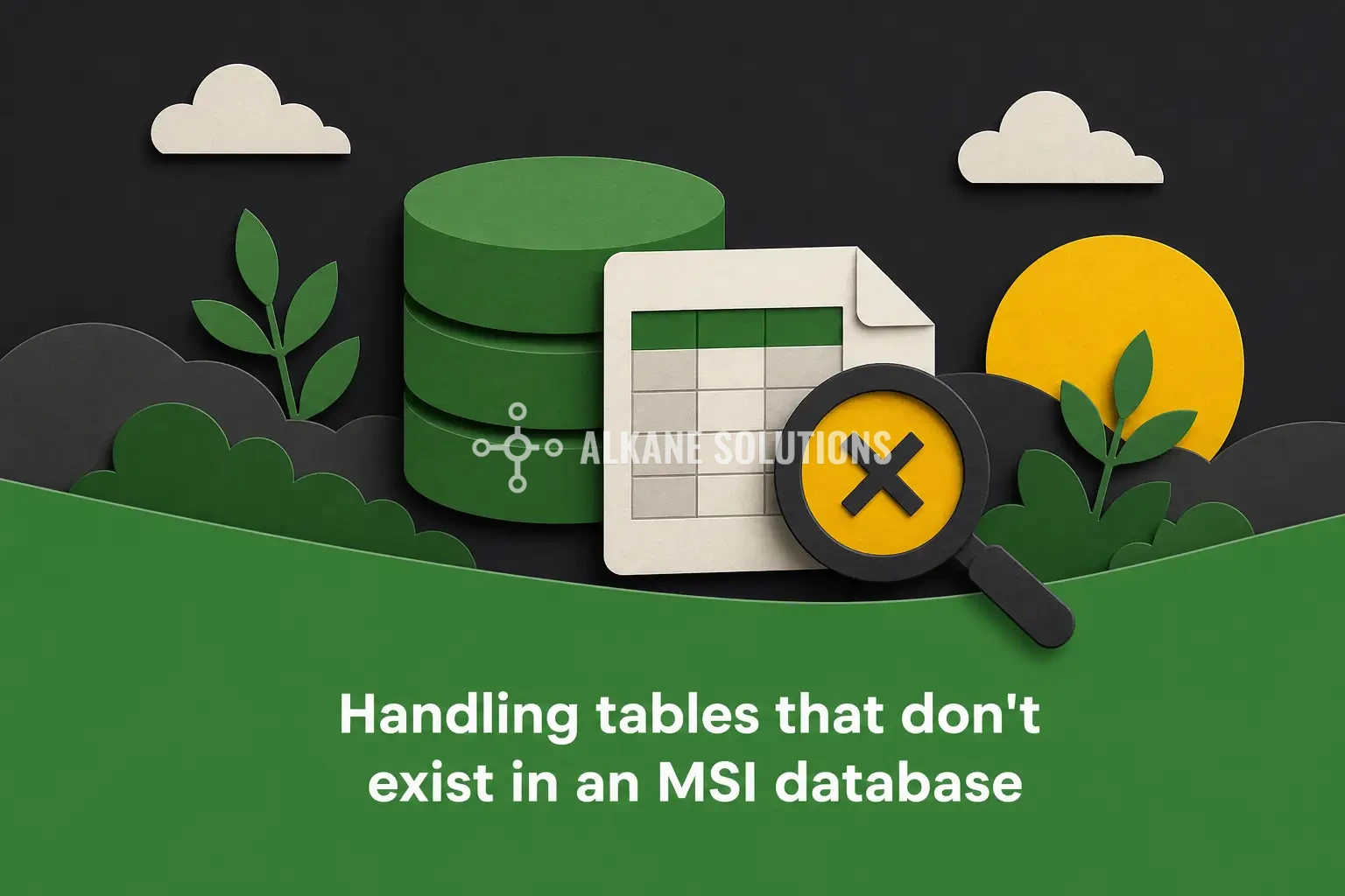 Handling tables that don’t exist in an MSI database