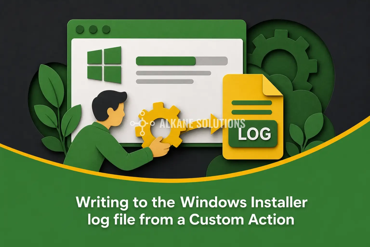 Writing to the Windows Installer log file from a Custom Action