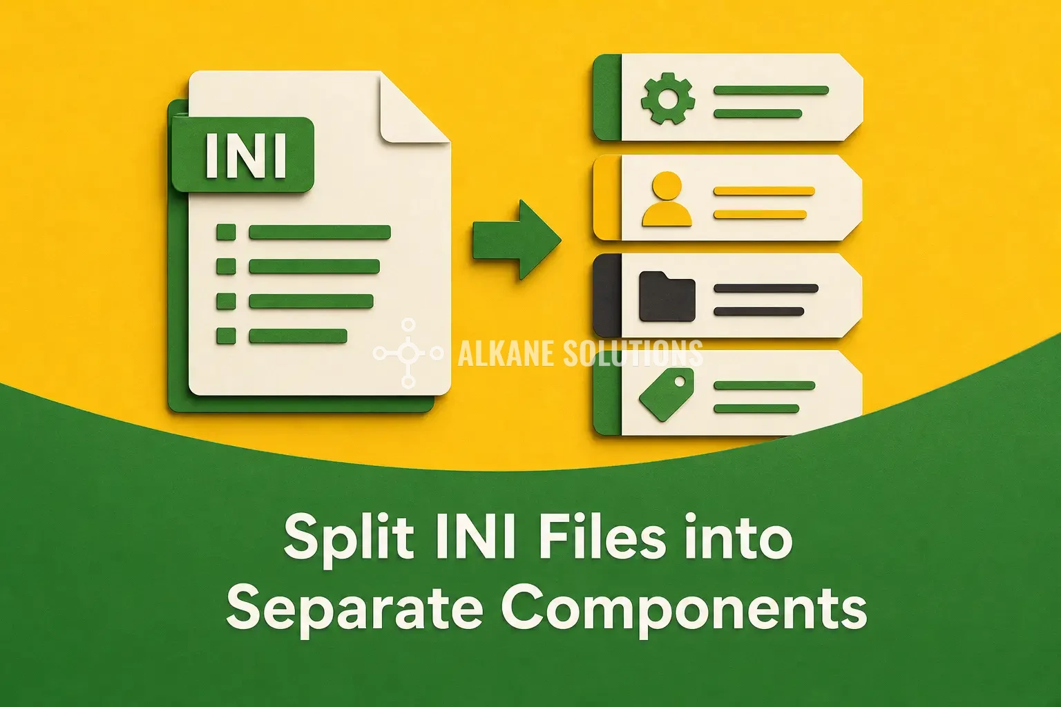 Split INI Files into Separate Components