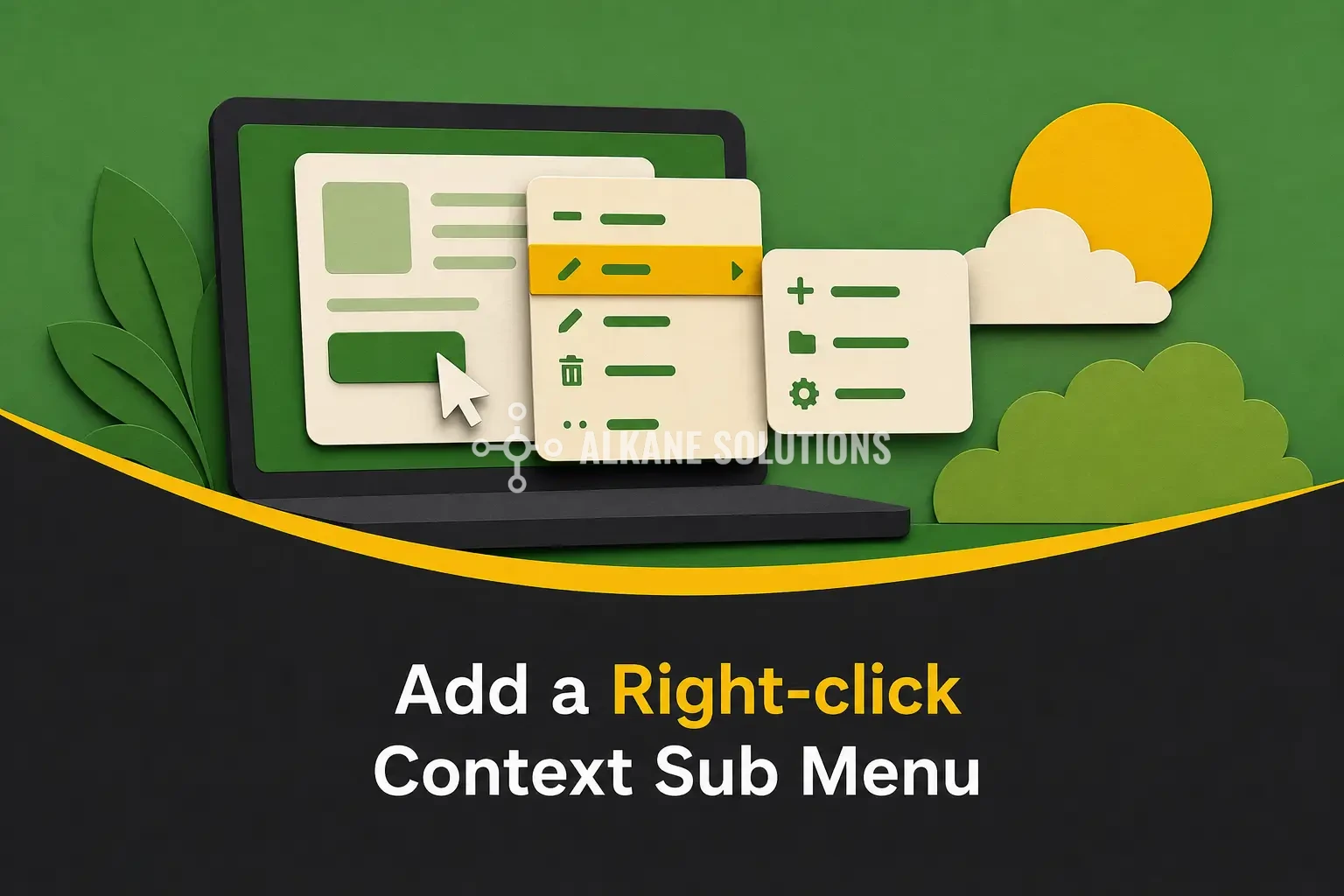 Add a Right-click Context Sub Menu