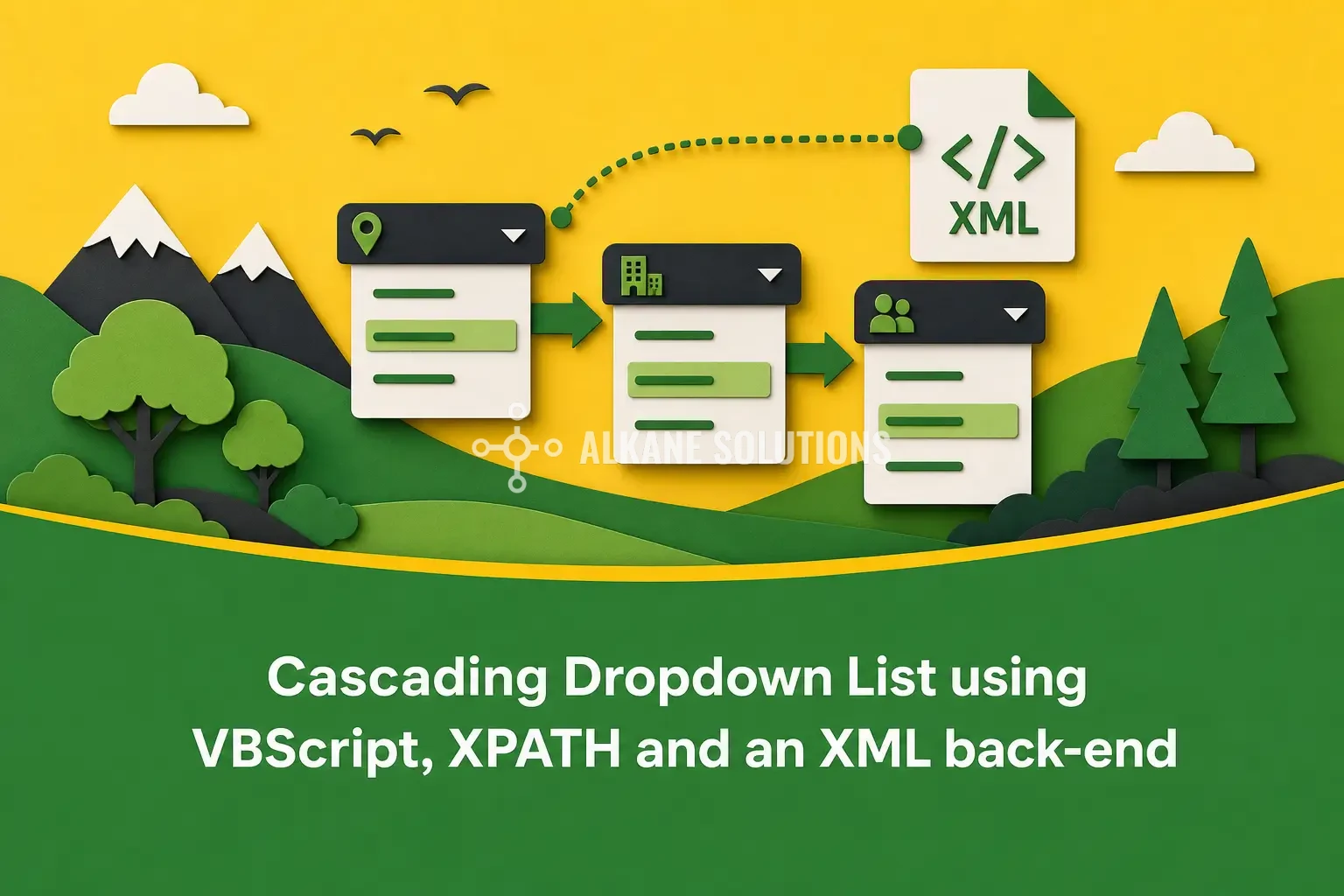 Cascading Dropdown List using VBScript, XPATH and an XML back-end