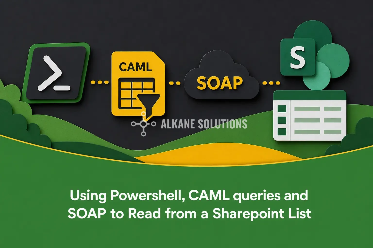 Using Powershell, CAML queries and SOAP to Read from a Sharepoint List