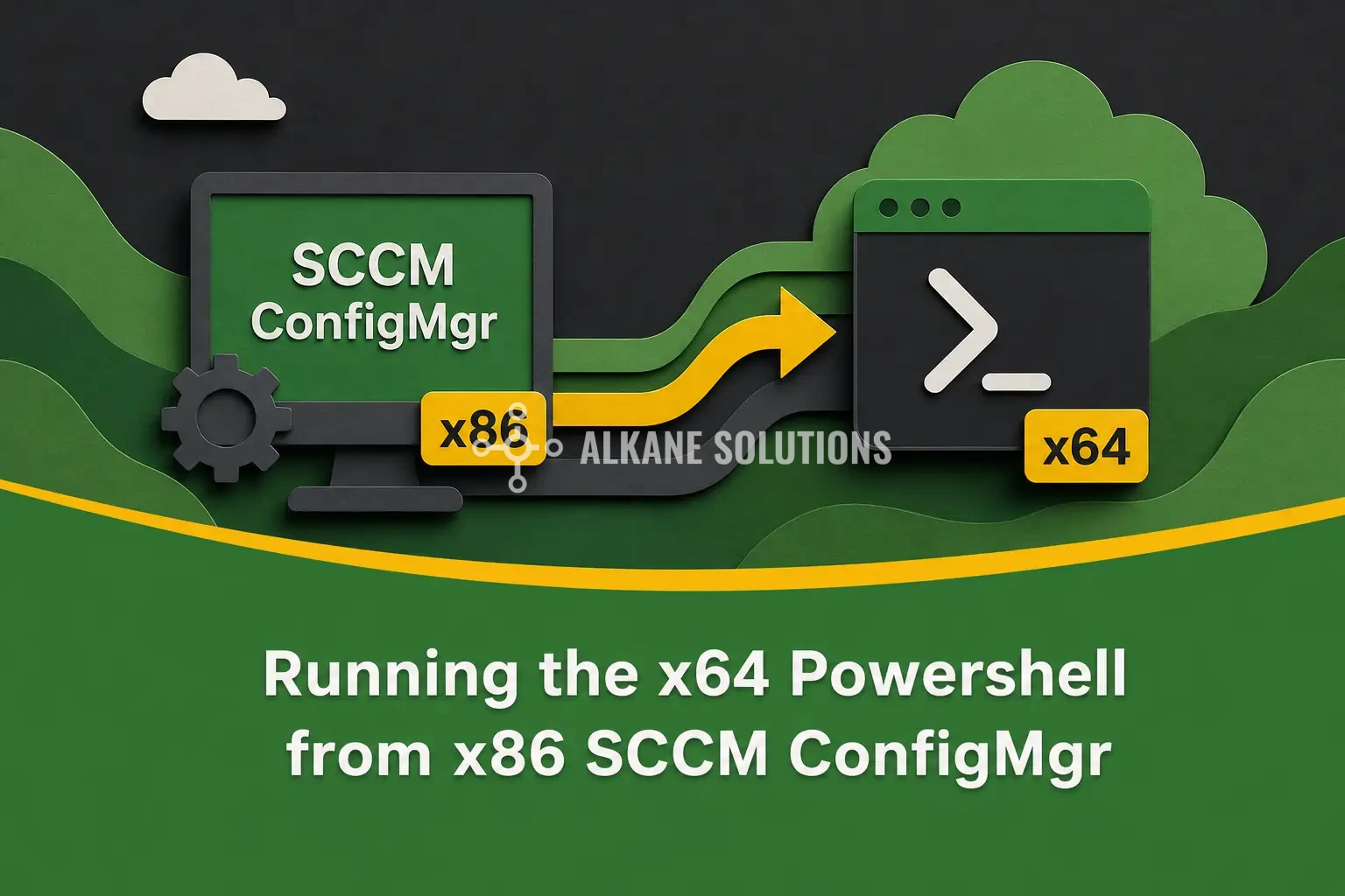 Running the x64 Powershell from x86 SCCM ConfigMgr