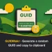 GUIDMakr - Generate a random GUID and copy to clipboard