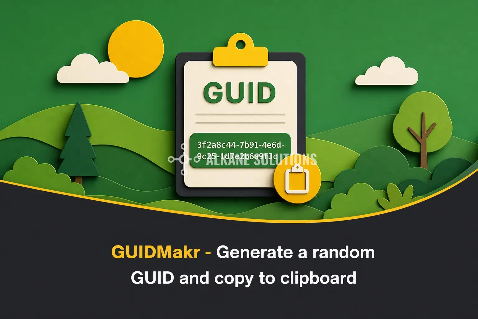 GUIDMakr – Generate a random GUID and copy to clipboard