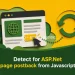 Detect for ASP.Net page postback from Javascript