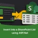 Insert into a SharePoint List using ASP.Net
