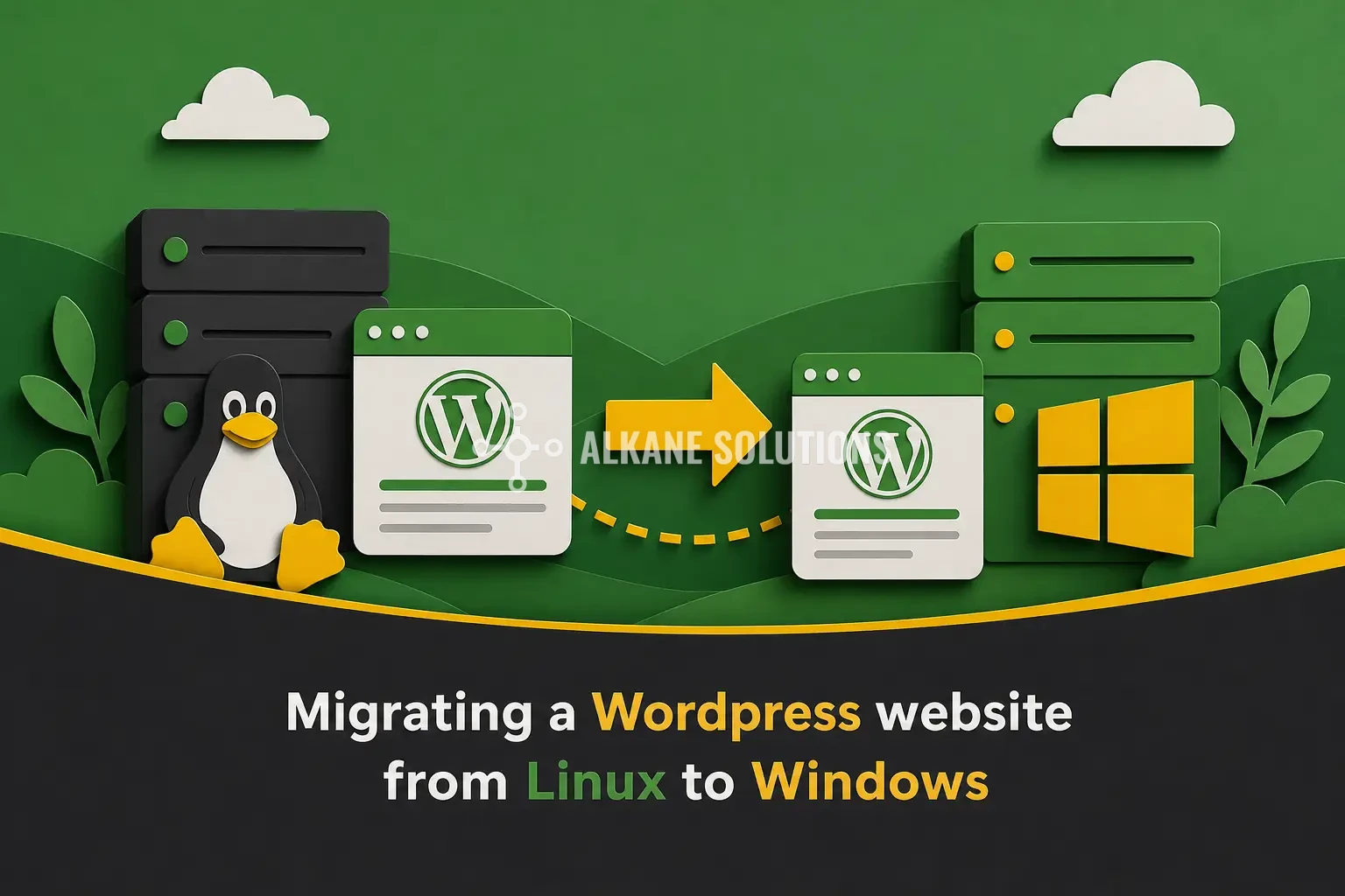 Migrating a WordPress website from Linux to Windows