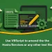 Use VBScript to amend the the Hosts/Services or any other text file