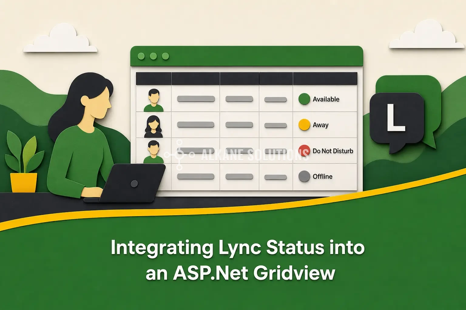 Integrating Lync Status into an ASP.Net Gridview