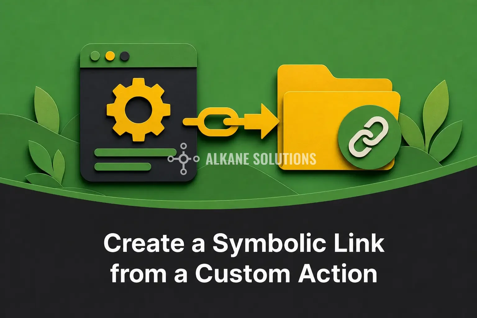 Create a Symbolic Link from a Custom Action