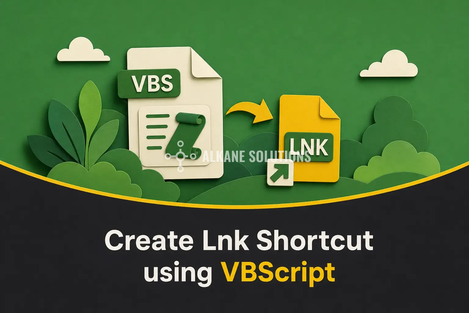 Create Lnk Shortcut using VBScript