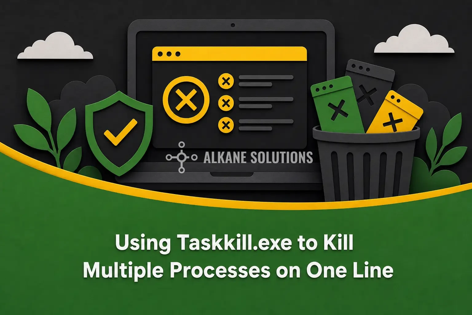 Using Taskkill.exe to Kill Multiple Processes on One Line