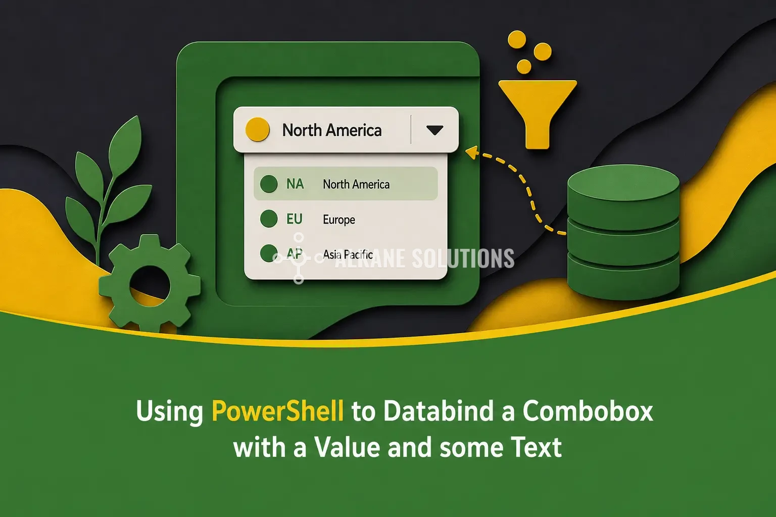 Using PowerShell to Databind a Combobox with a Value and some Text