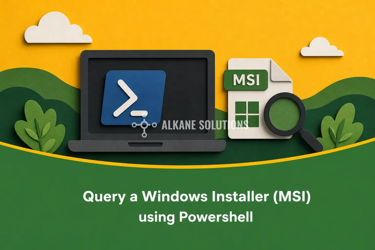 Query a Windows Installer (MSI) using Powershell