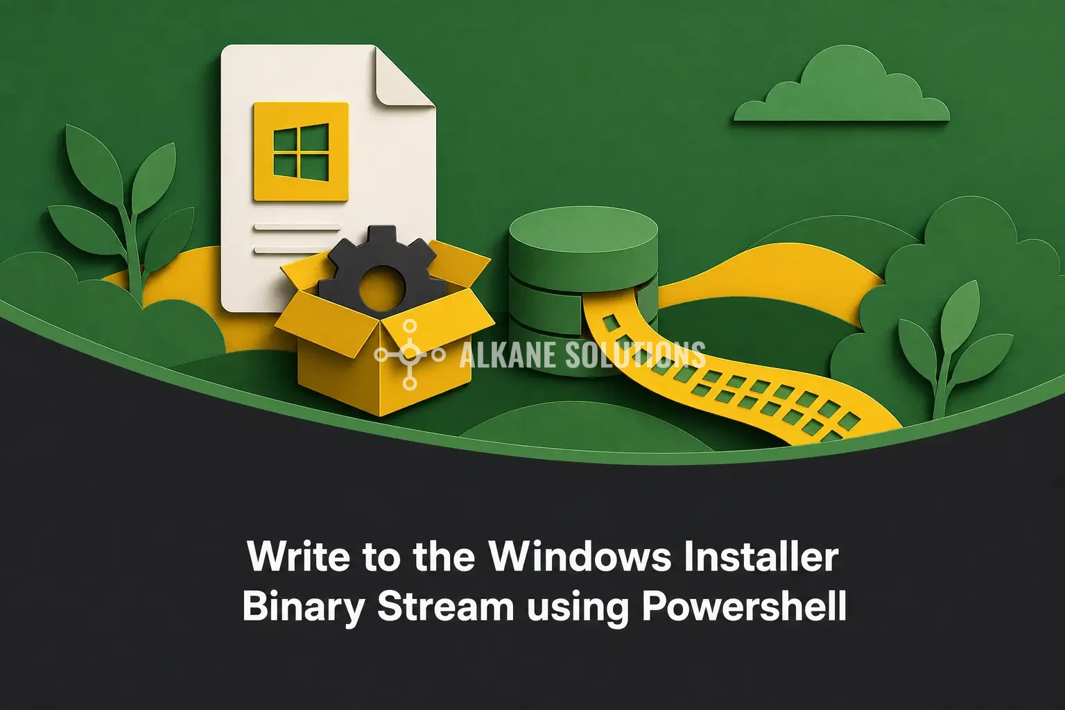 Write to the Windows Installer Binary Stream using Powershell