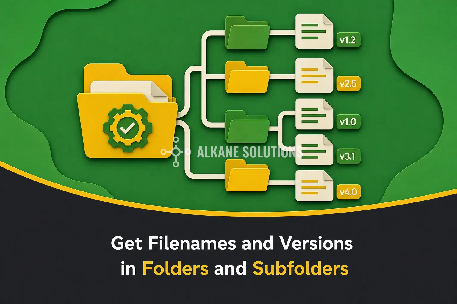 Get Filenames and Versions in Folders and Subfolders