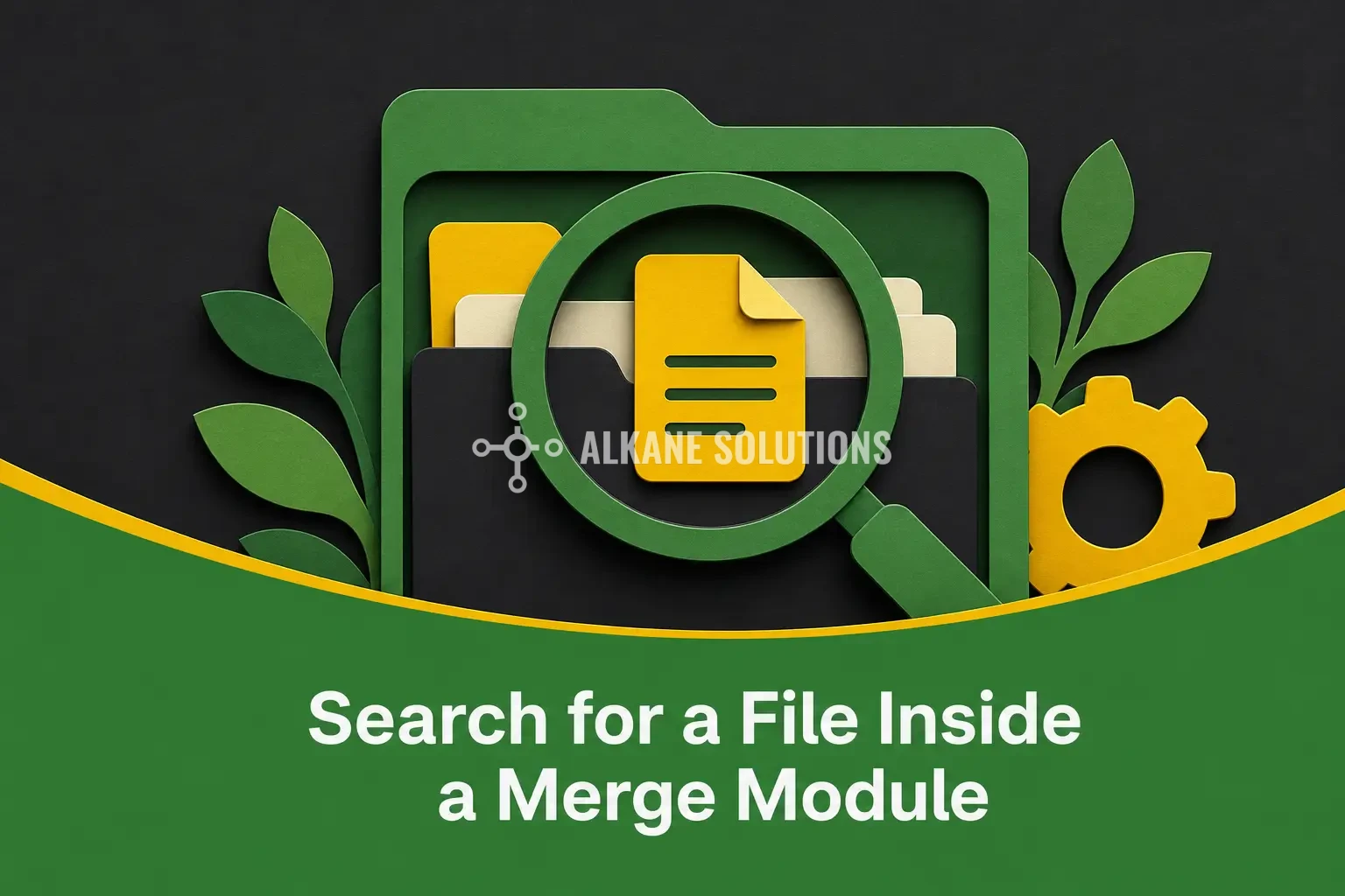 Search for a File Inside a Merge Module
