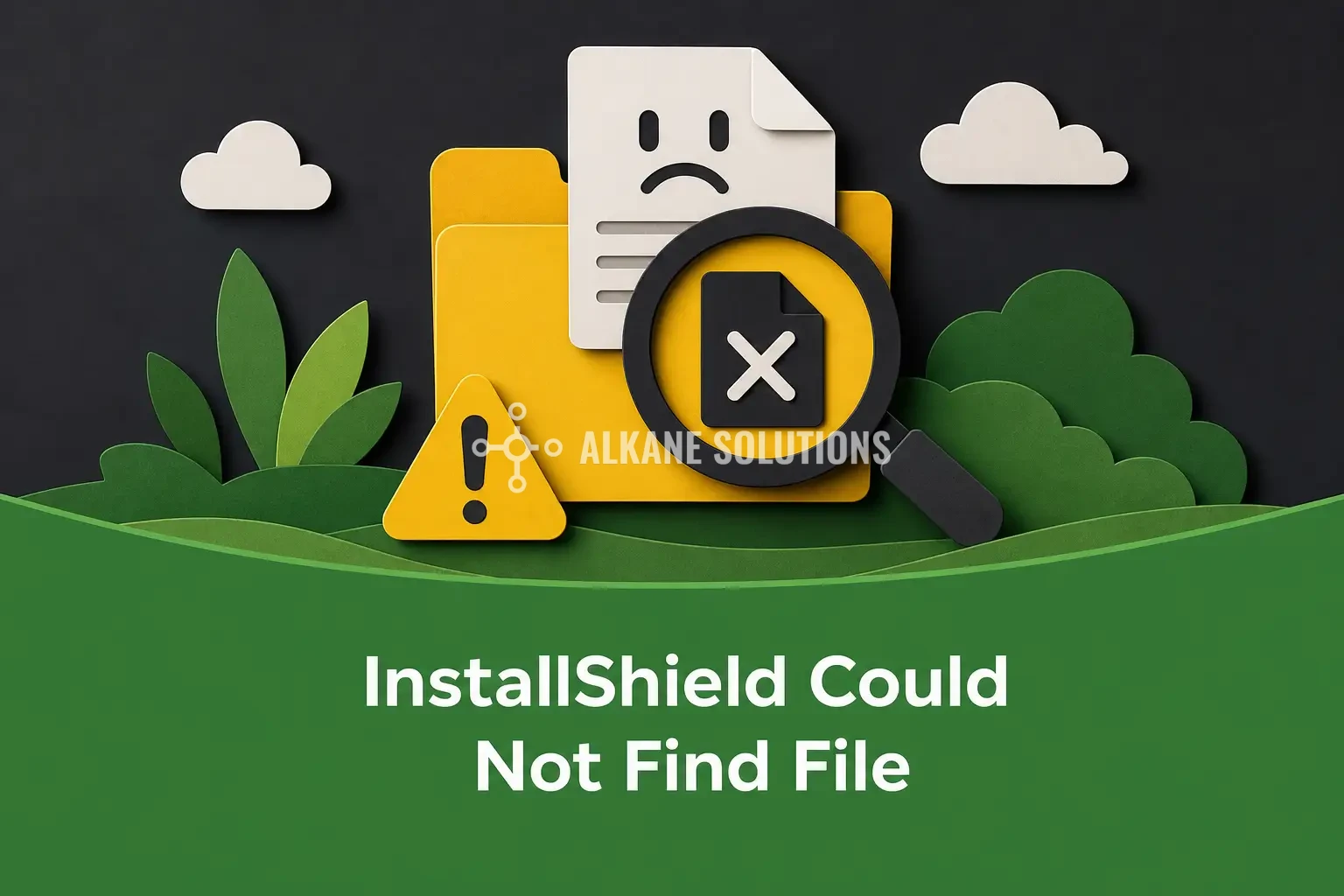 InstallShield Could Not Find File