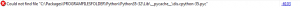 Could not find file 3