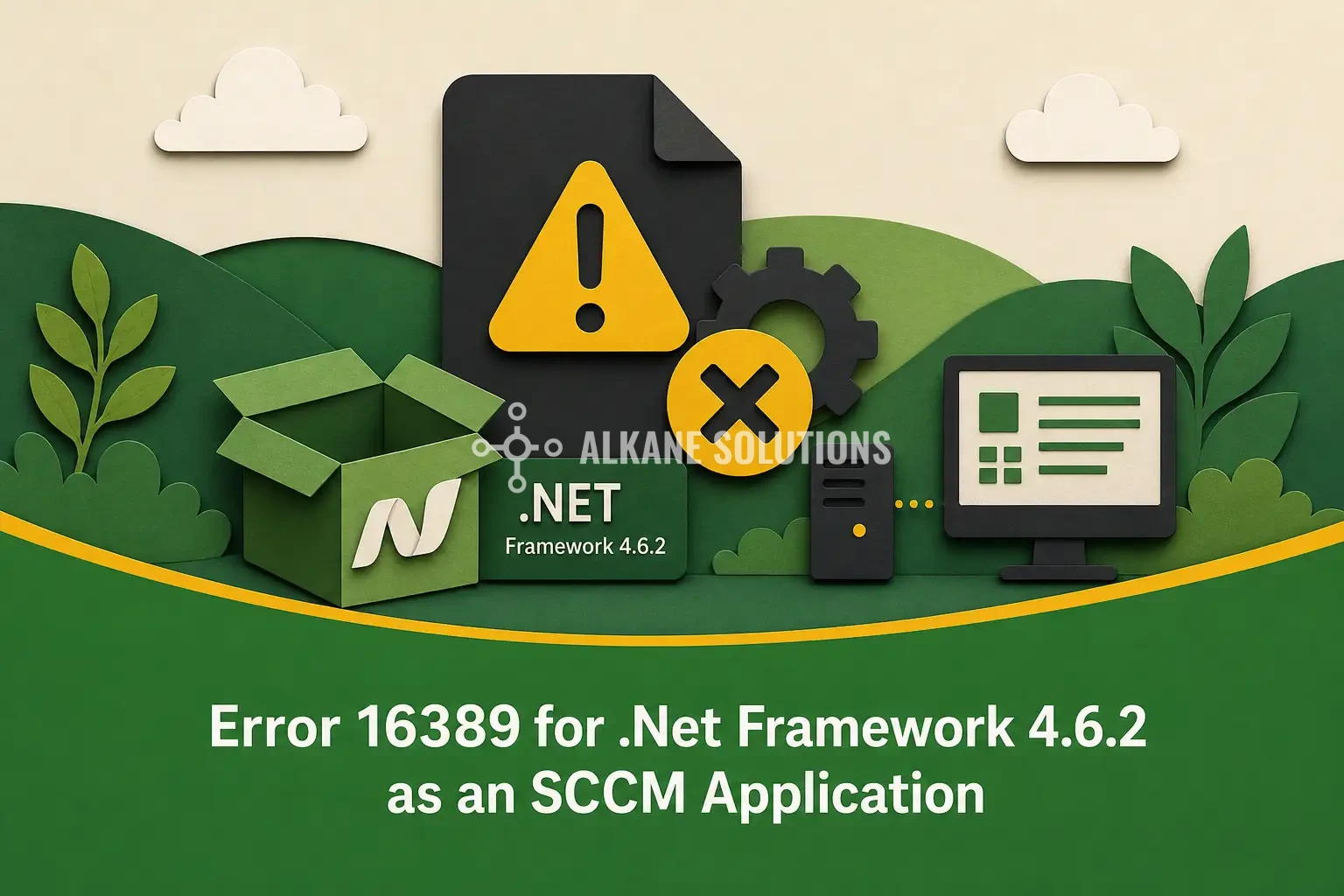 Error 16389 for .Net Framework 4.6.2 as an SCCM Application
