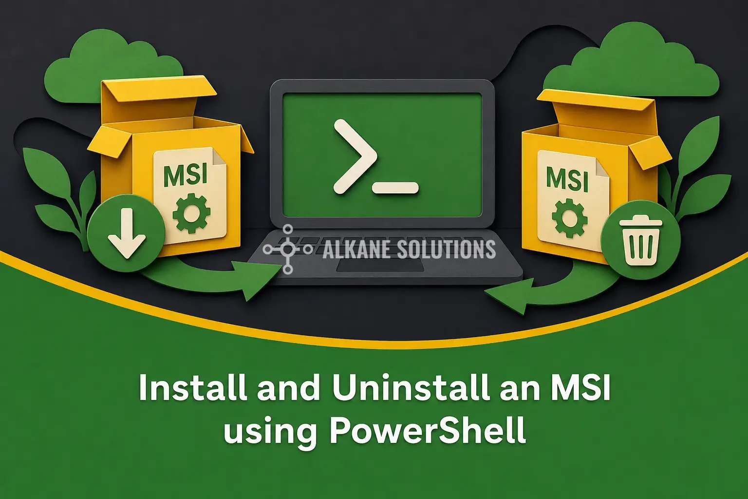 Install and Uninstall an MSI using PowerShell