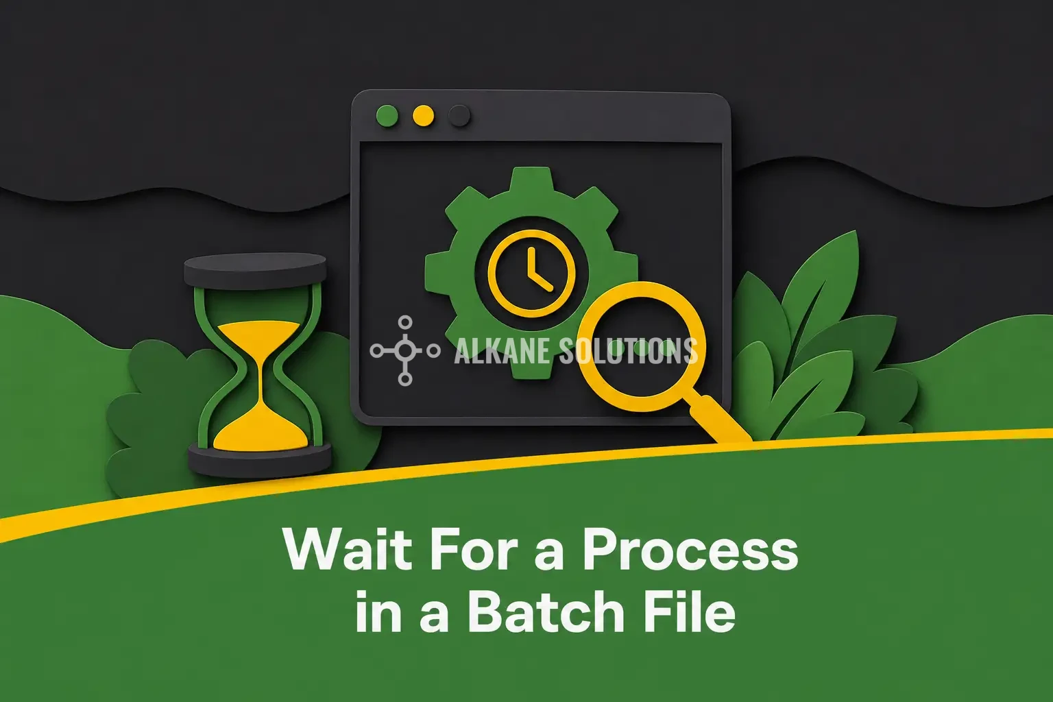 Wait For a Process in a Batch File