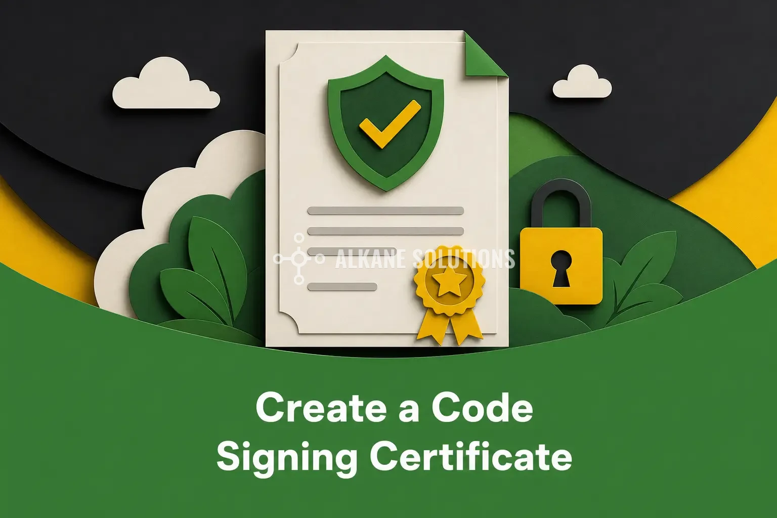 Create a Code Signing Certificate