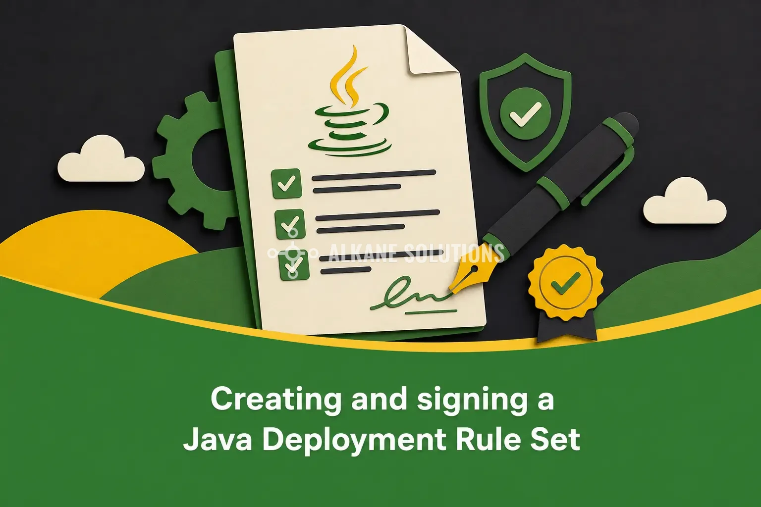 Creating and signing a Java Deployment Rule Set