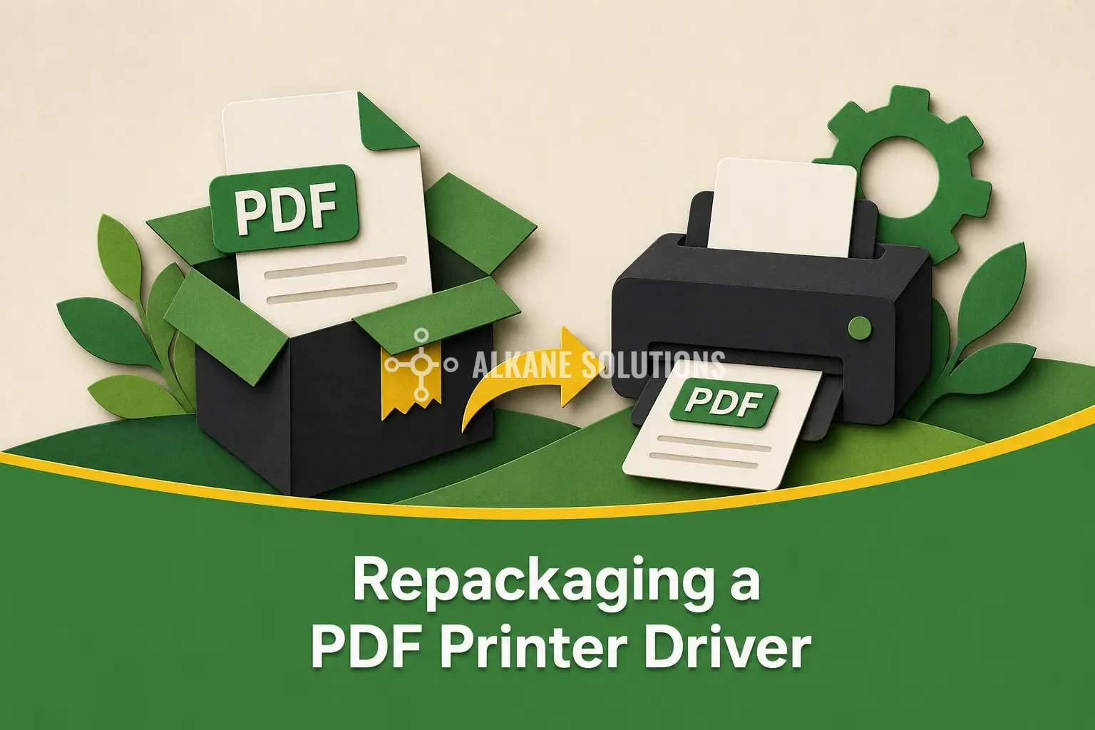 Repackaging a PDF Printer Driver