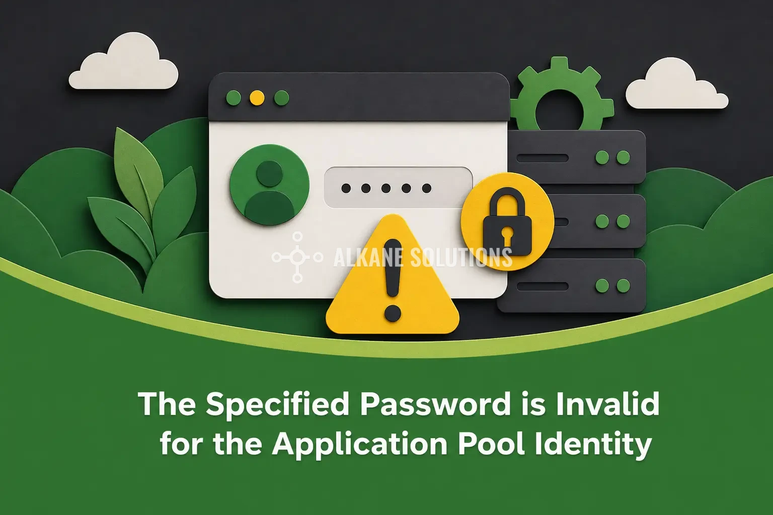 The Specified Password is Invalid for the Application Pool Identity