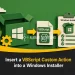 Insert a VBScript Custom Action into a Windows Installer