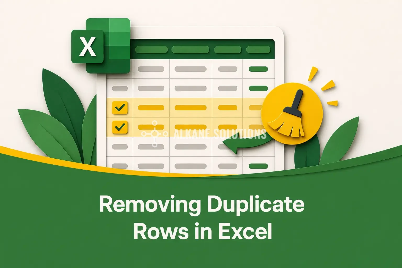 Removing Duplicate Rows in Excel