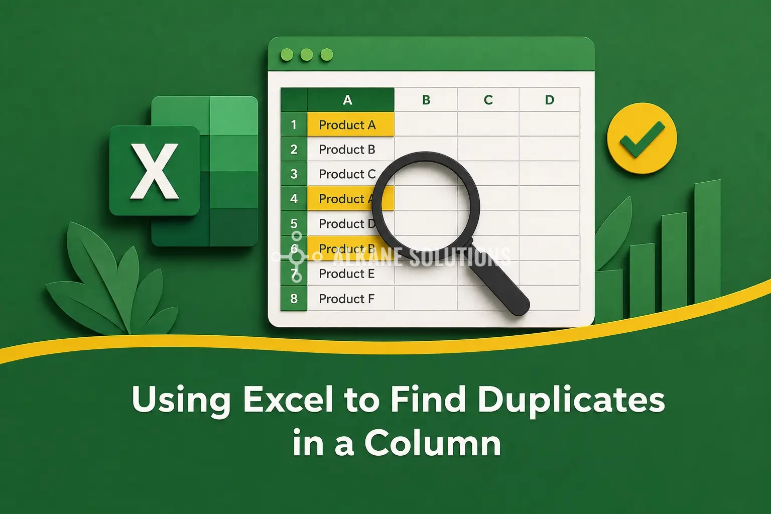 Using Excel to Find Duplicates in a Column