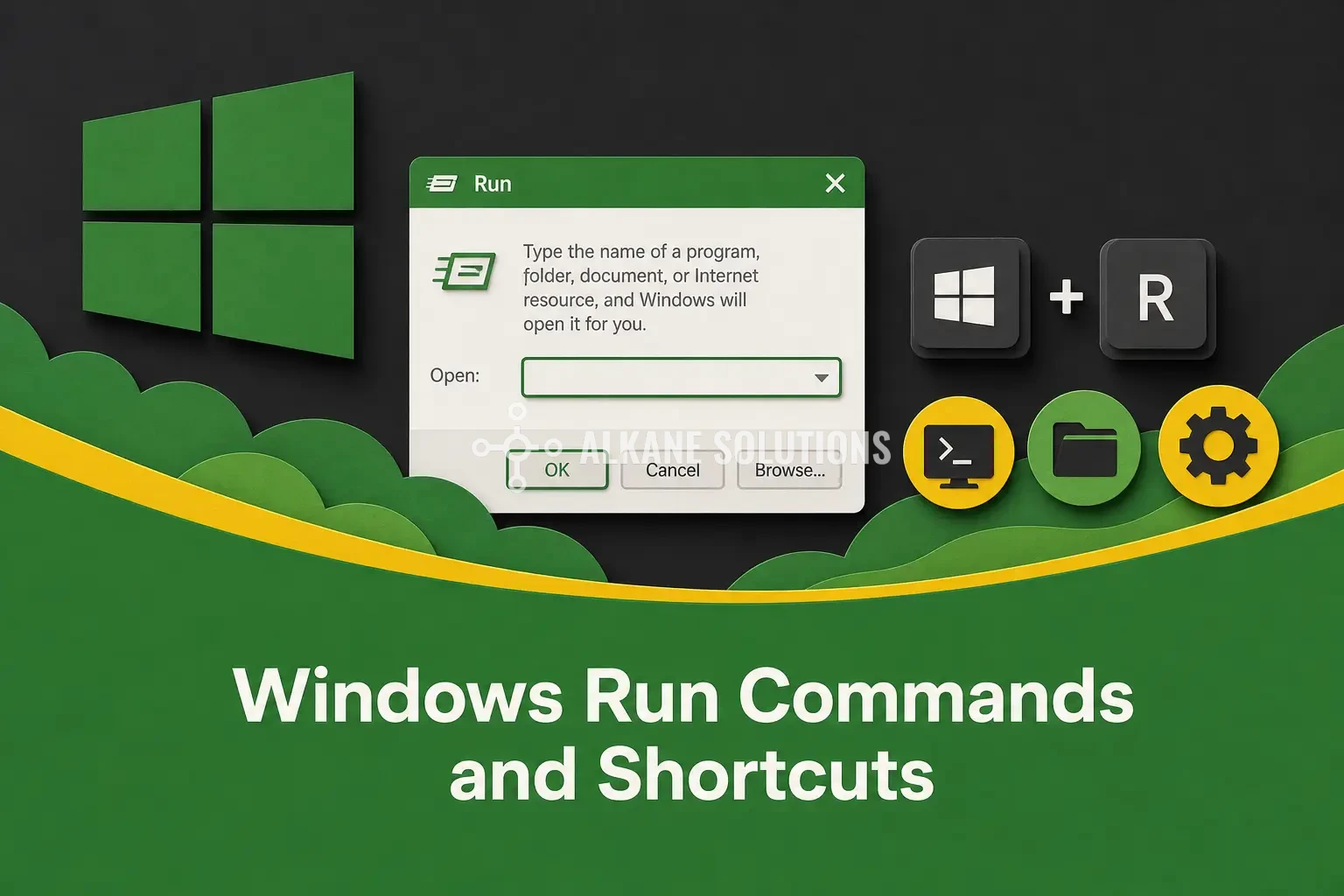 Windows Run Commands and Shortcuts