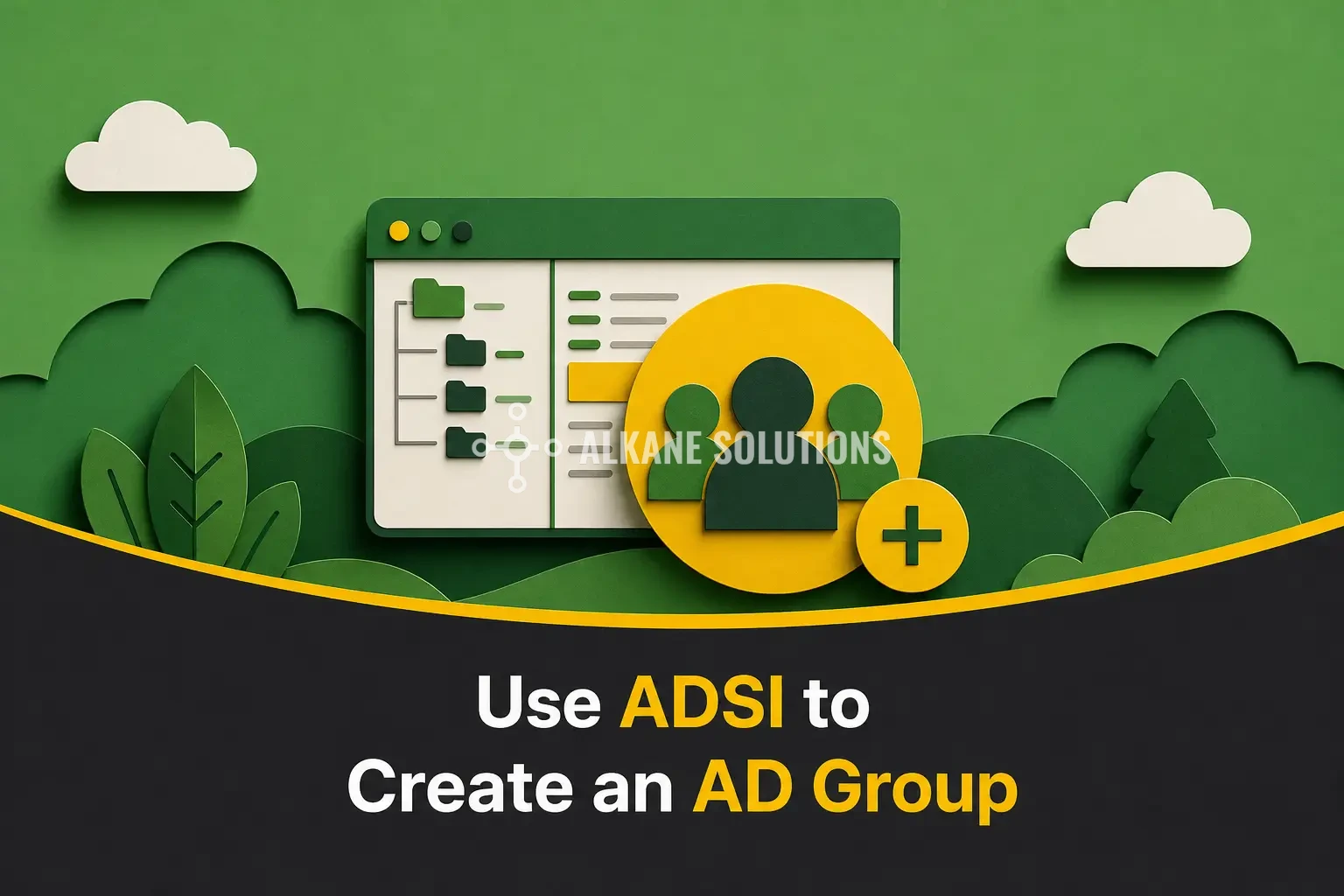 Use ADSI to Create an AD Group