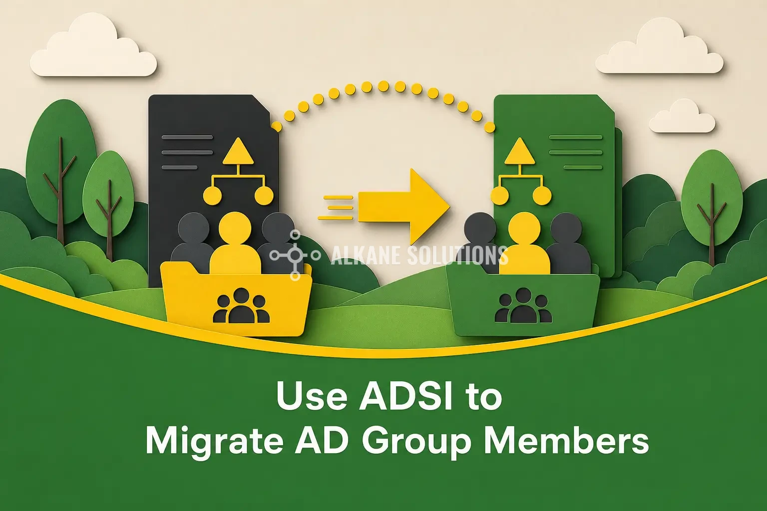 Use ADSI to Migrate AD Group Members