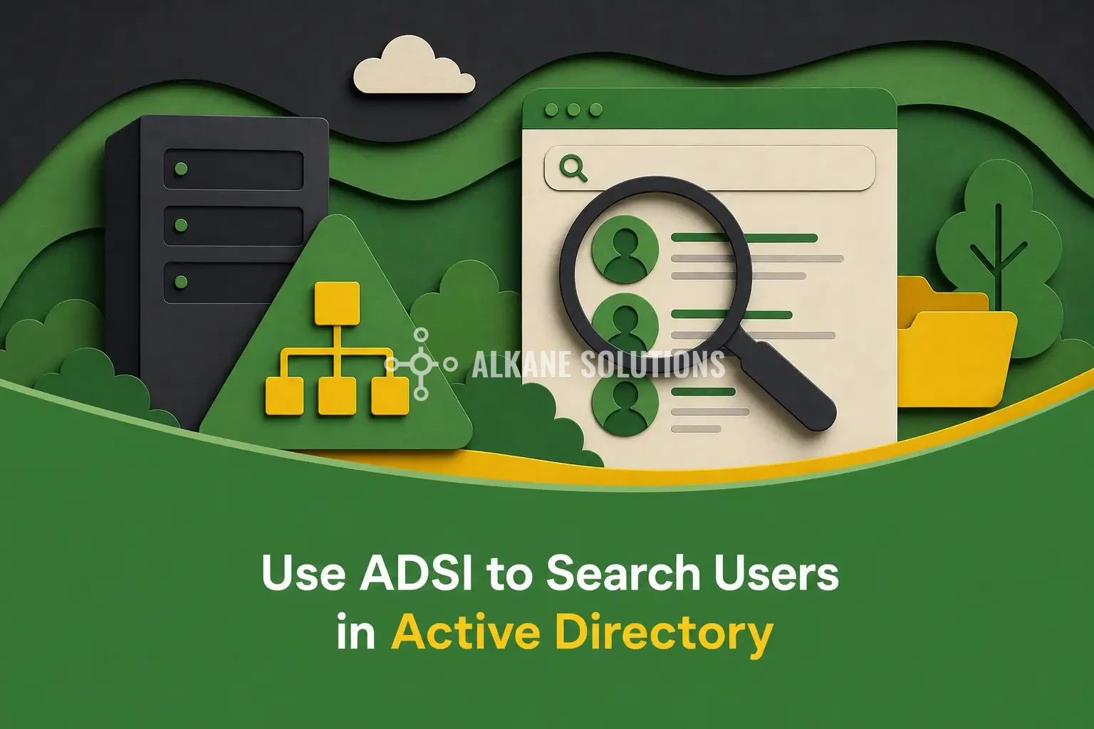 Use ADSI to Search Users in Active Directory