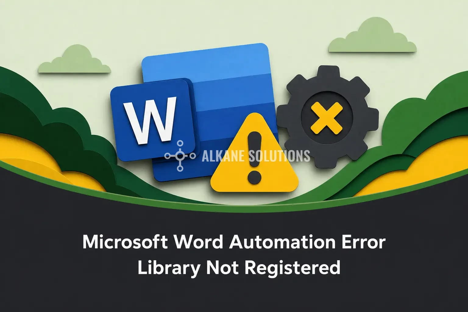 Microsoft Word Automation Error Library Not Registered