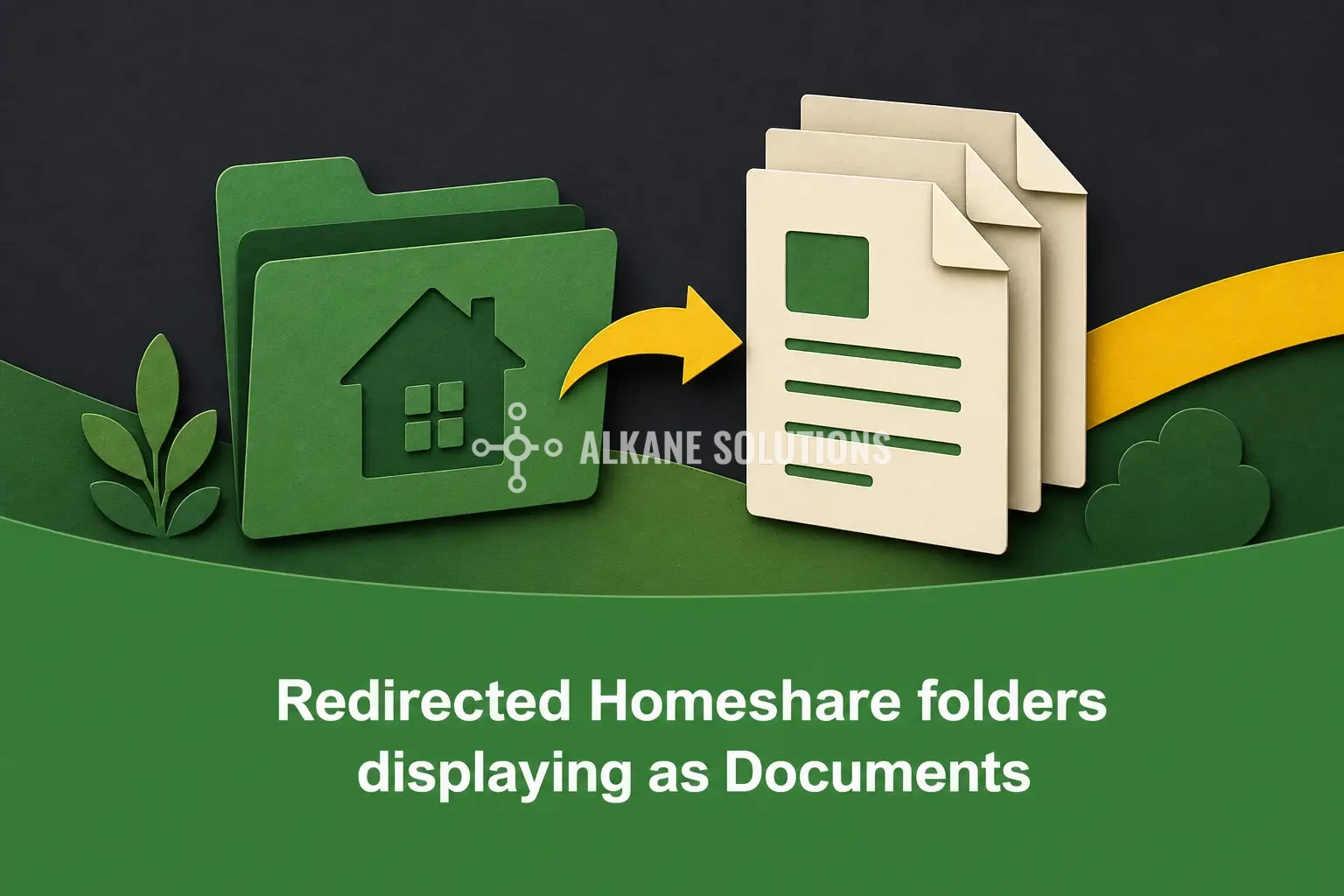 Redirected Homeshare folders displaying as Documents