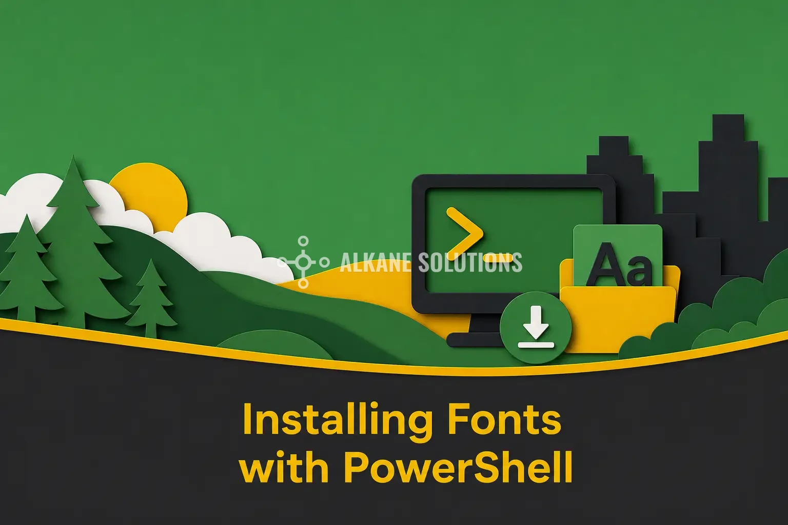 Installing Fonts with PowerShell