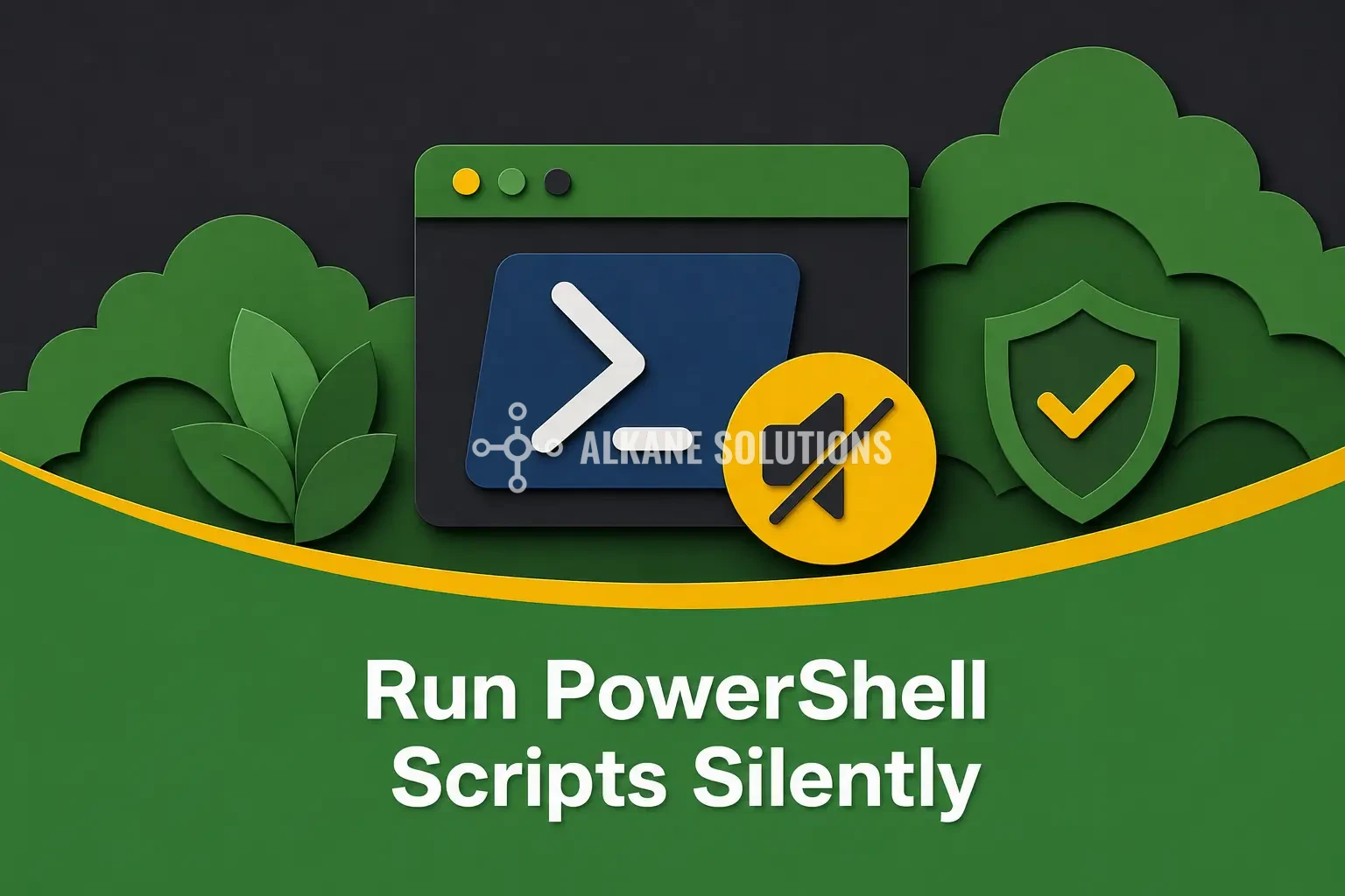 Run PowerShell Scripts Silently