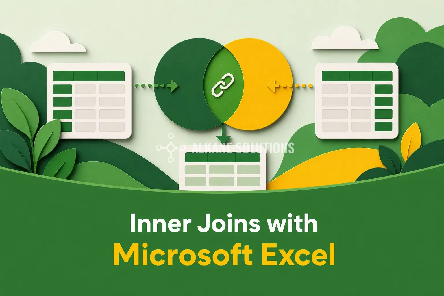 Inner Joins with Microsoft Excel