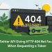 Twitter API Giving HTTP 404 Not Found When Requesting a Token