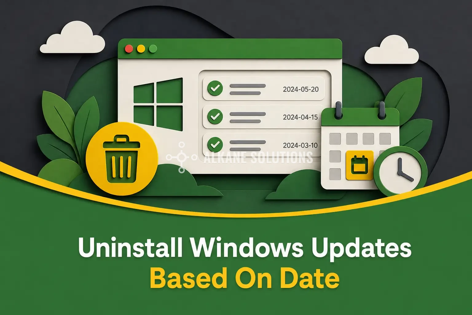 Uninstall Windows Updates Based On Date