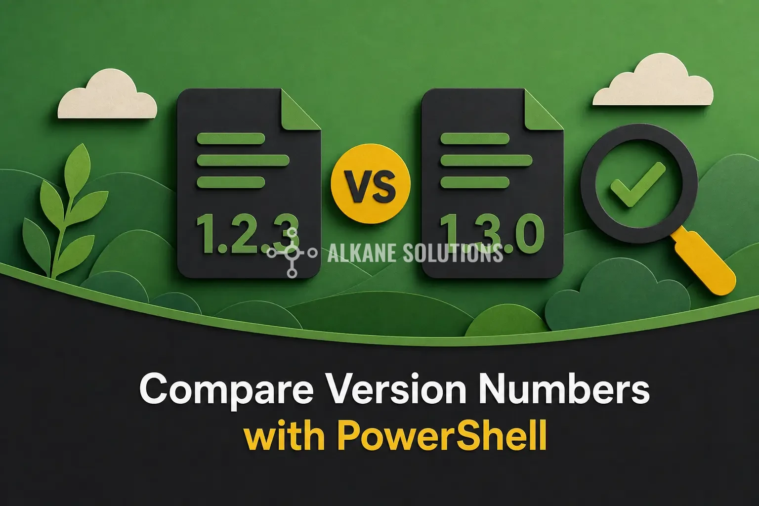 Compare Version Numbers with PowerShell