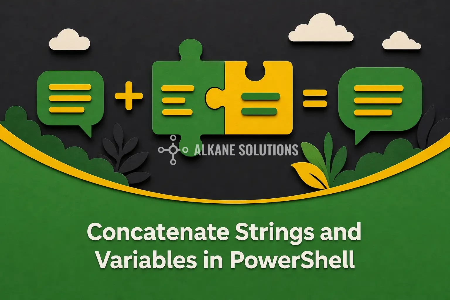 Concatenate Strings and Variables in PowerShell