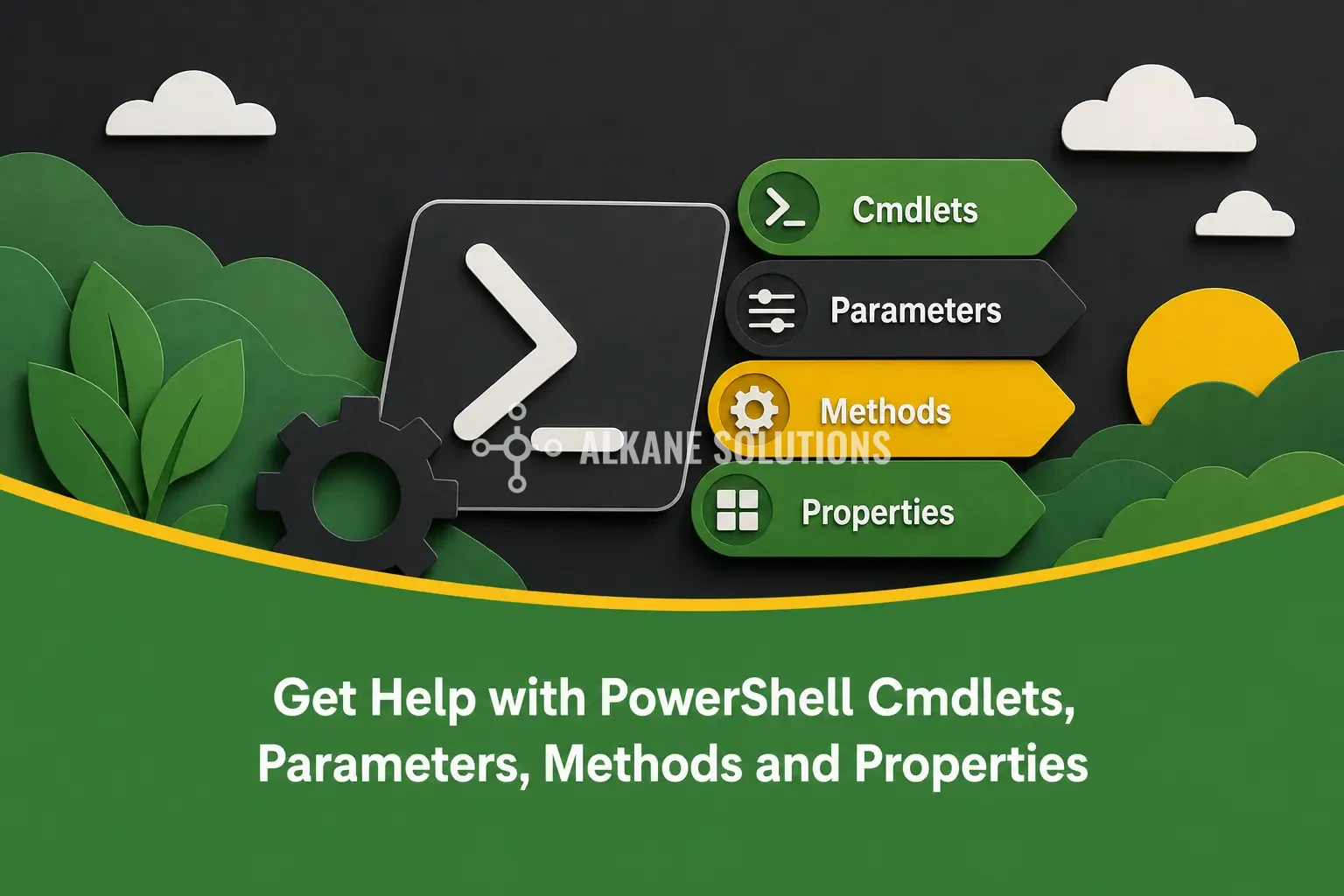 Get Help with PowerShell Cmdlets, Parameters, Methods and Properties